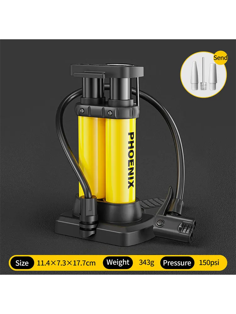 AliExpress Xunting High Pressure Foot Pedal Air Mini  Pump with Double Cylinder MTB Road Bike Bicycle Car Inflation Accessories