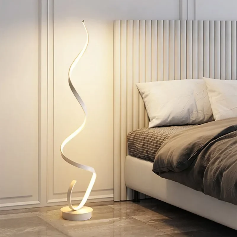 LED Floor Lamp Modern Minimalist led floor Light Bedroom Bedside Floating Light Living Room Sofa Study Reading Lights Fixtures