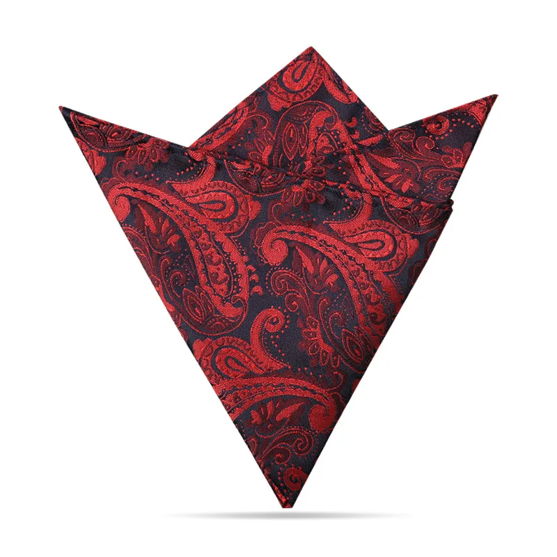 Paisley Impresso Bow Tie Pocket Square Set, Combinando desgaste formal para noivo e padrinhos, negócio do casamento