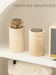 Wabi-Sabi Toothpick Holder Box, Automatic Pop-up, Creative Decorations, Living Room, Dining Room, Desktop Storage Ornament, High