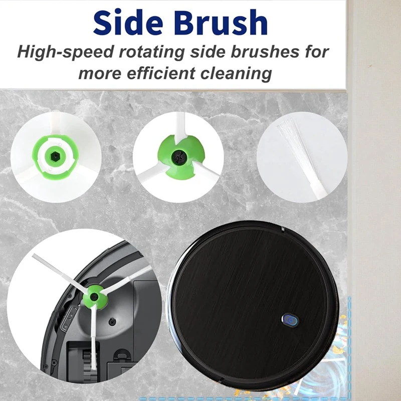 Accessories For Irobot Roomba E/I/J Series Robot Vacuum, Replacement Parts Main Brush, Side Brush, Filter, Dust Bags