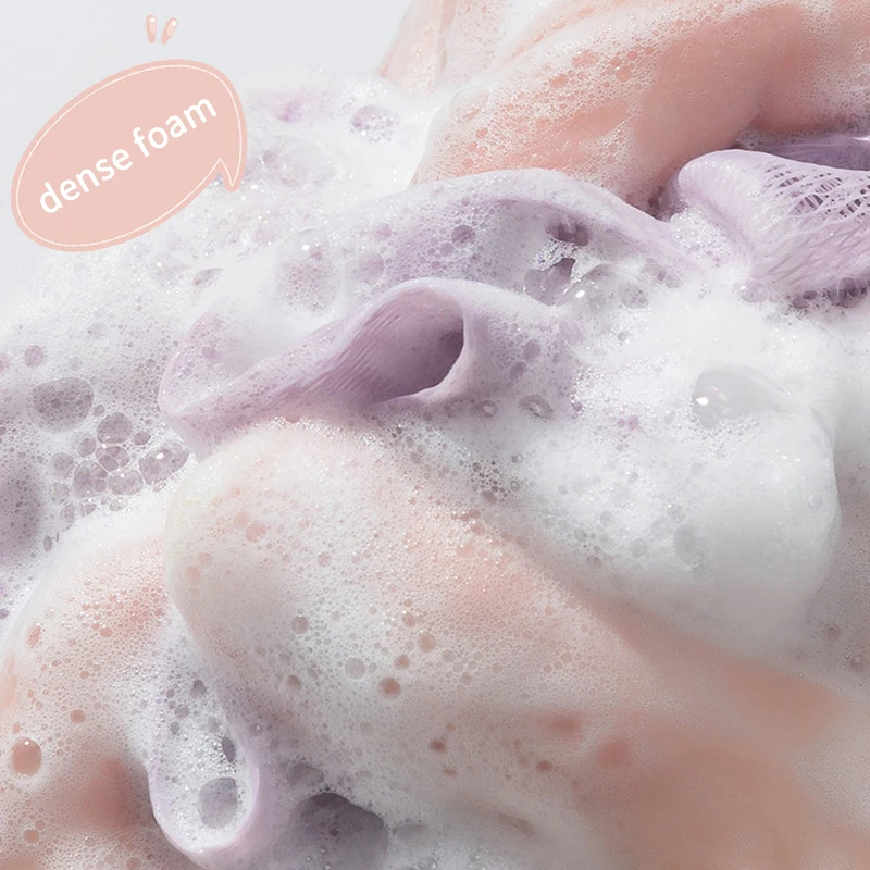 Depurador de baño para el cuerpo, Bola de lufa, ducha, Bola de baño de masaje, toalla de flores para el cuerpo, el mejor exfoliante corporal para ducha, herramienta de baño