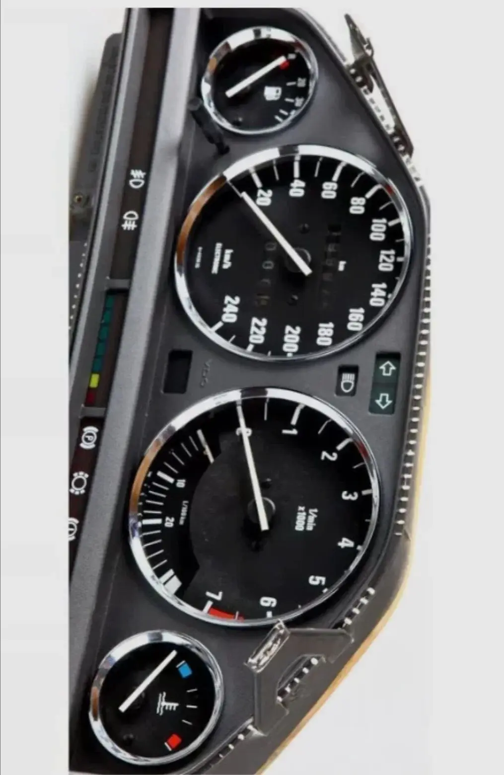 

Chrome Dashboard Dial Gauge Rings Bezel Trim For BMW E30 M3 EVO 82-94