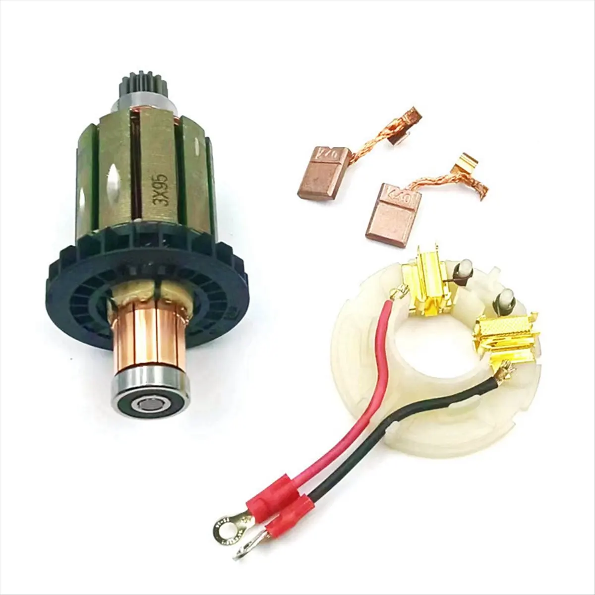 Suporte de Escova de Carvão A75K 619496-0 para Motor com Escova de Carvão de Cobre para Armadura CB440 DHP458 BHP458 DDF458 para DDF458Z
