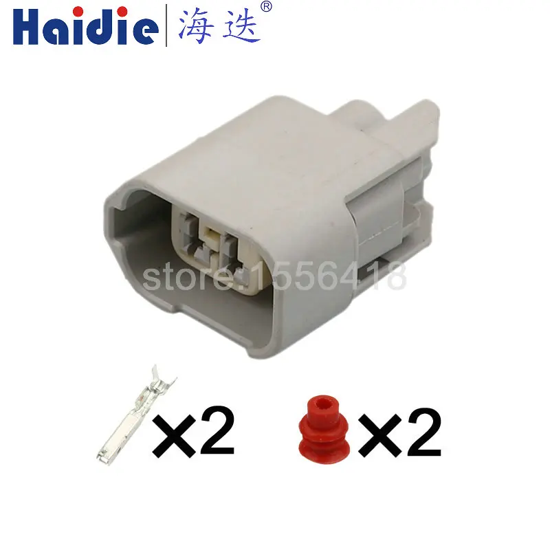 1-100 sets 2 Pin 1.5 Series Electric Cable Harness Plug 13627828 Automobile Sealed Female Interface Waterproof Socket