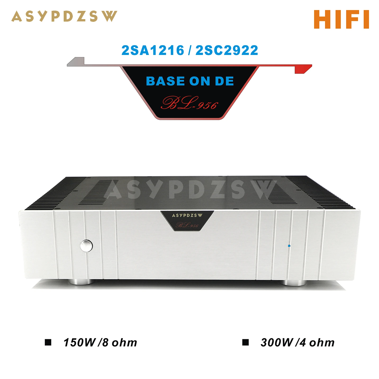

BL-956 HIFI Fully symmetrical X-Amp DC servo power amplifier Base on DE 956 circuit 150--300W 4--8 ohm