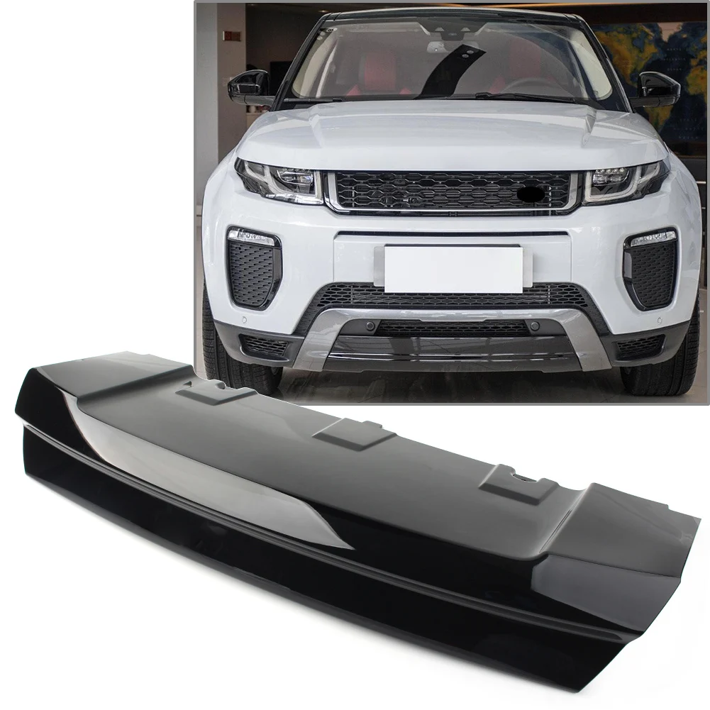 

Auto Front Bumper Skid Plate Trim Protective Guard For Land Rover Range Rover Evoque 2016 2017 2018 Glossy Black