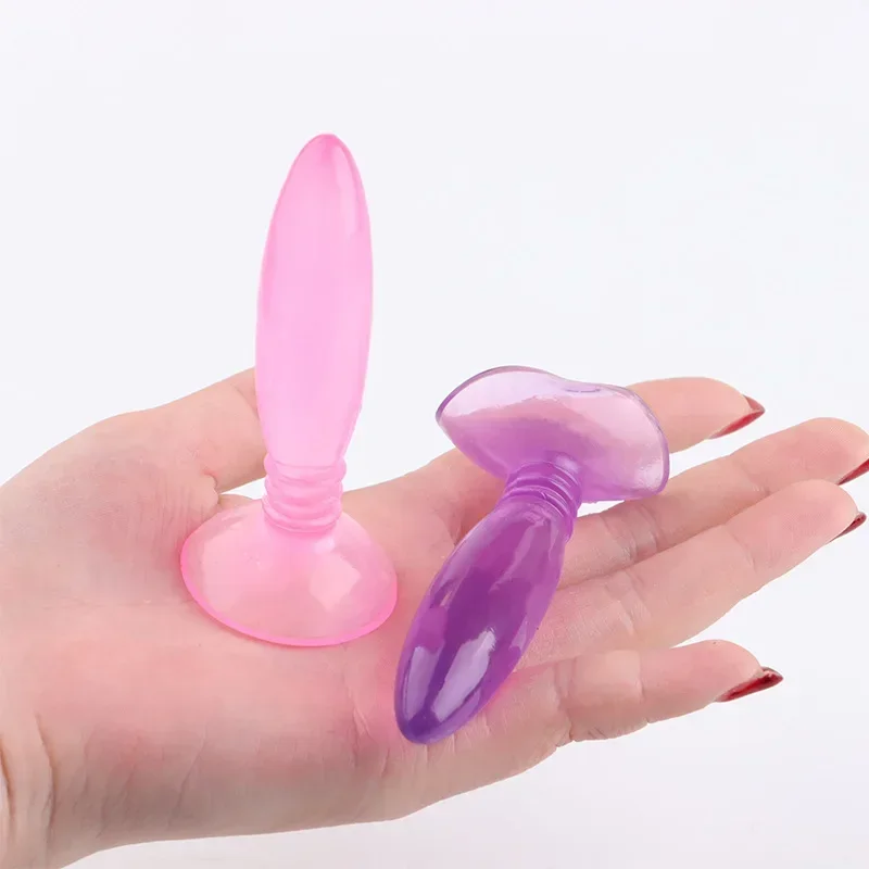 미니 아날 플러그 확장기 젤리 장난감 성인 섹스 토이 섹스 제품 초보자 커플을위한 게이 엉덩이 플러그 에로틱 장난감