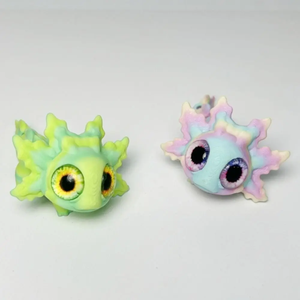 

Multi-Joint Design 3D Printing Newt Figures Movable Parts Simulation Eyes Simulation Eyes Figures Cartoon 3D Printed