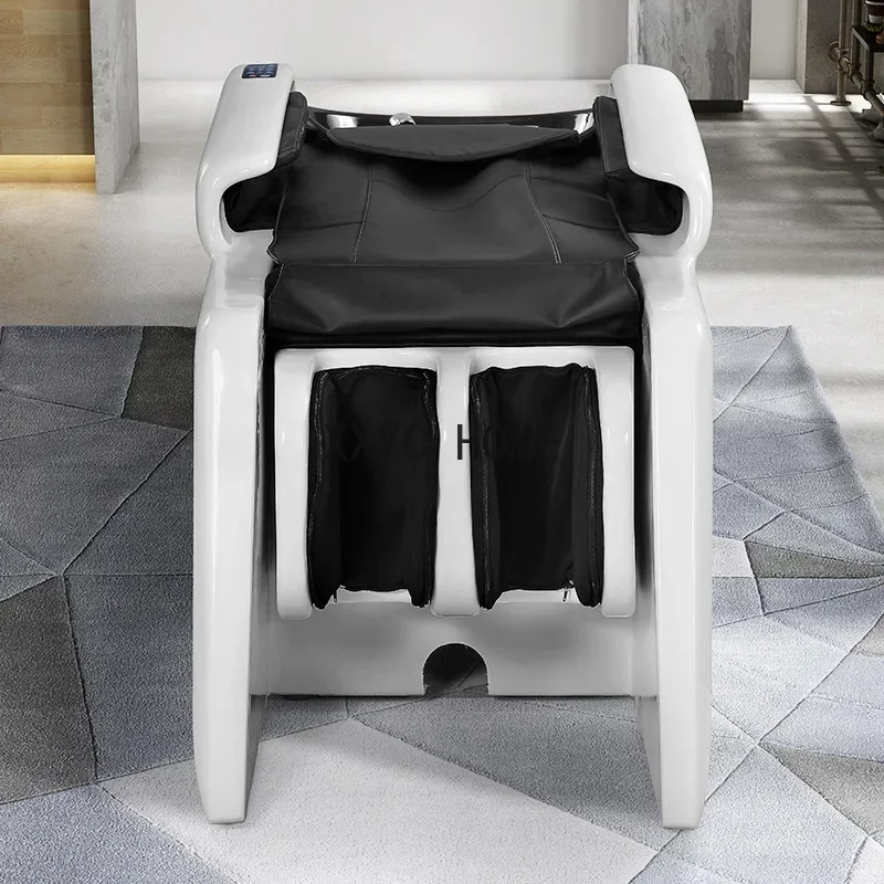 Customized Thai Multi-Functional Shampoo Chair OEM Commercial Barber Shop FRP Shampoo Chair Electric Massage Couch