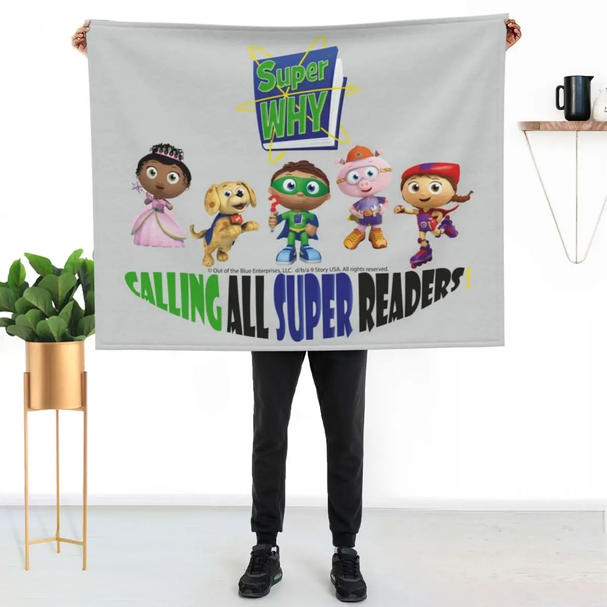 Calling all super readers Throw Blanket For Sofa Thin For Baby anime Beach Plaid on the sofa Sofa Quilt Blankets