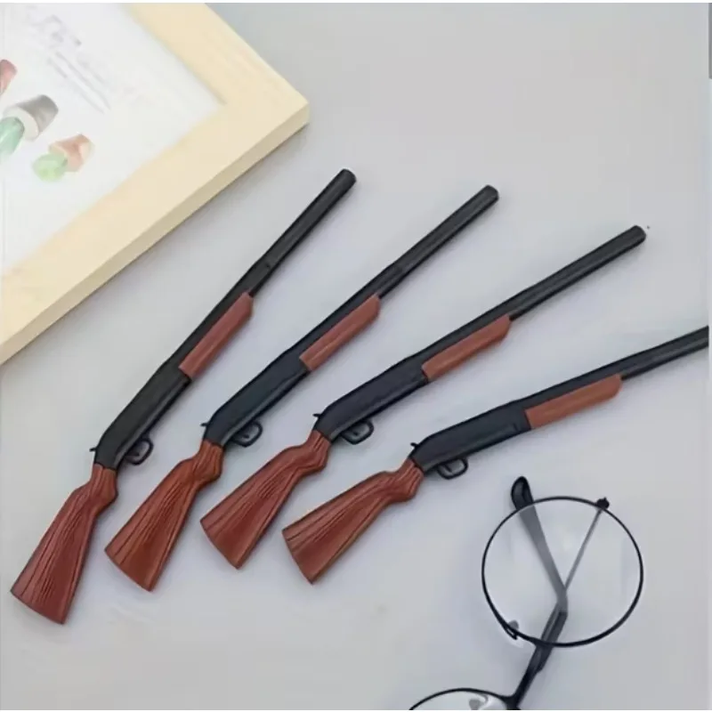 銃型ボールペン3本セット ABS樹脂製 繰り出し式 スムーズな1.0mmインク ハンティングテーマ コレクターズギフト