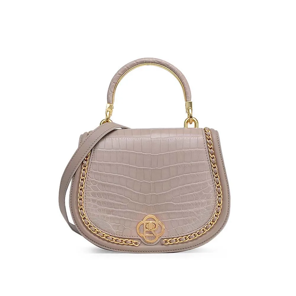 

ouluoer crocodile skin Female bag fashion female Saddle bag Casual shoulder bag Female bag