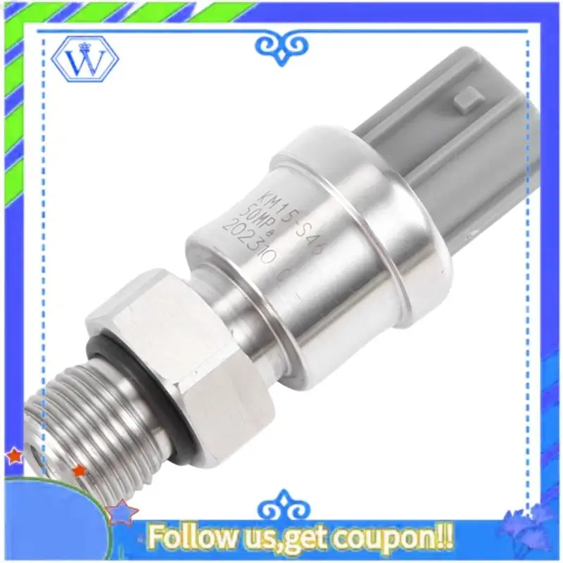 M46K-1 PCS Piezas de repuesto Accesorios KM15-S46 Sensor de presión de alta presión Sensor de presión Accesorios de excavadora