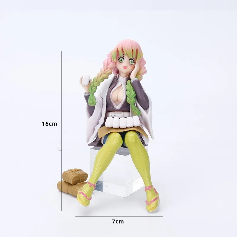 2025Anime Demon Slayer Zit eten Hoge kwaliteit rijstfiguur Alle stijl Tanjiro Nezuko Kyoujurou Tengen Tokitou Muichirou beeldje