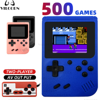 500 In 1 Handheld Game Console 8 Bit 3.0 Inch Color LCD Screen Game Player For kid Gameboy Pocket Console