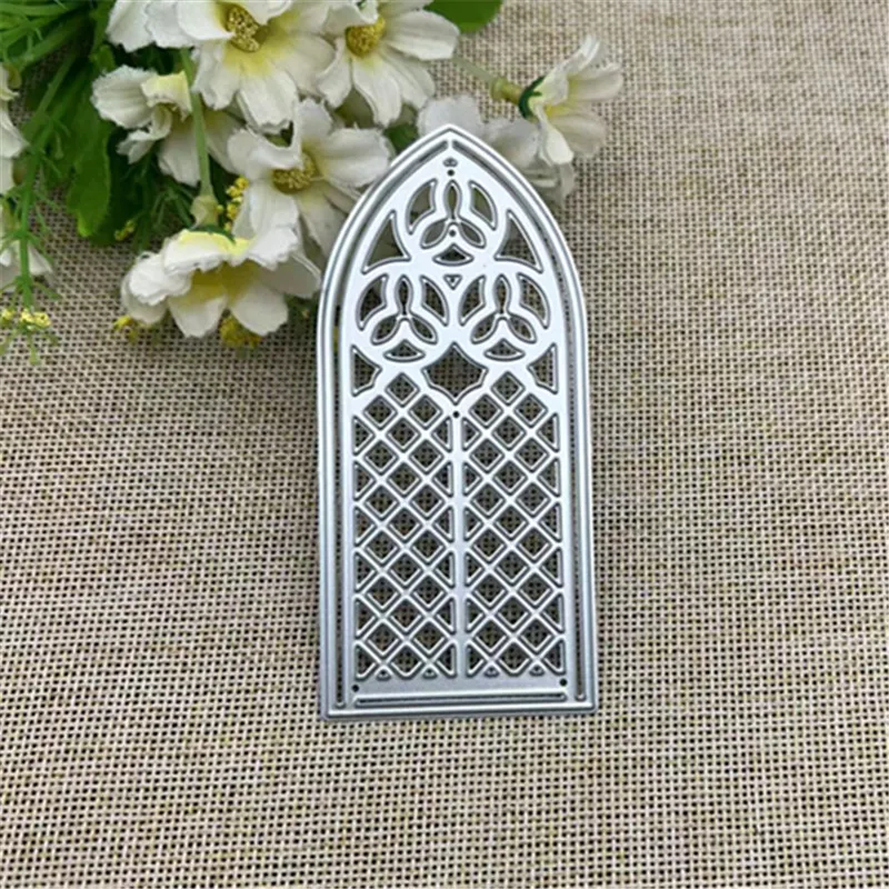 Geometry Window lace flowers Frame Metal Cutting Dies Stencils For DIY Scrapbooking Decorative Embossing Handcraft Template