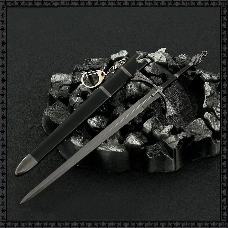 22 سنتيمتر لعبة الأخت المظلمة السيف عروش شيطان Targaryen سلاح القرون الوسطى نموذج 1:6 الحرف تحصيل اللعب الحلي المفاتيح