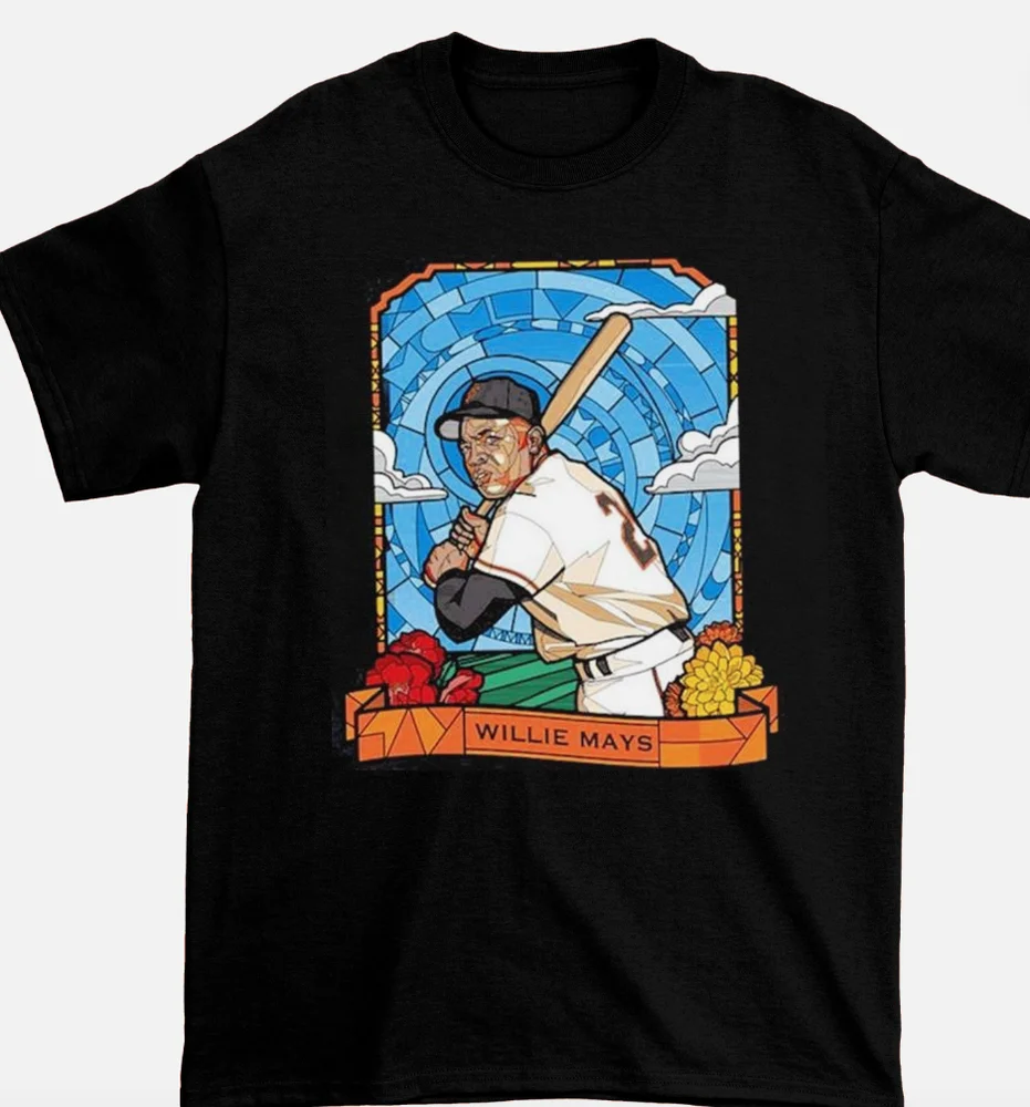 

New popular Willie Mays Black Unisex ALl size shirt