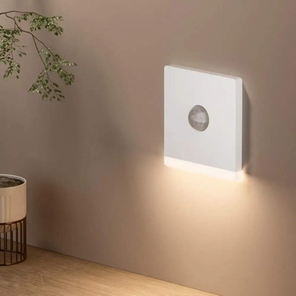 

Датчик освещенности тела, ночник, активируемый движением, светодиодный ночник с широкоугольным датчиком для простой установки, мягкий для тела