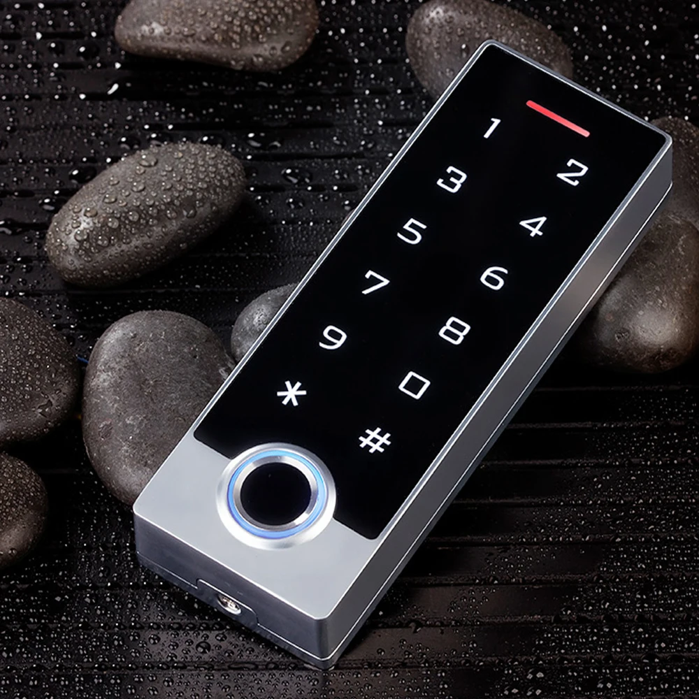 WIFI Tuya APP Waterproof Biometric Fingerprint Access Control Keypad RFID Card Standalone Door Access Control System Outdoor Use