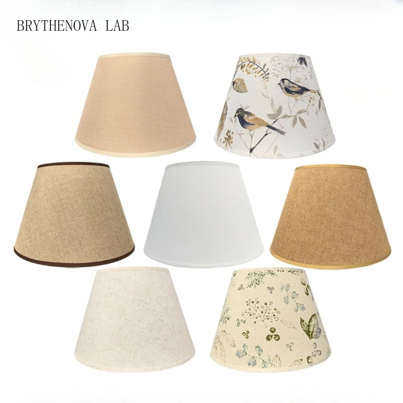 Imitation Rattan Weave Lamp Shade Handwoven Lampshade Chandelier Table Drum Clip Ceiling Lamps Floor Bedside Decor Light Cover