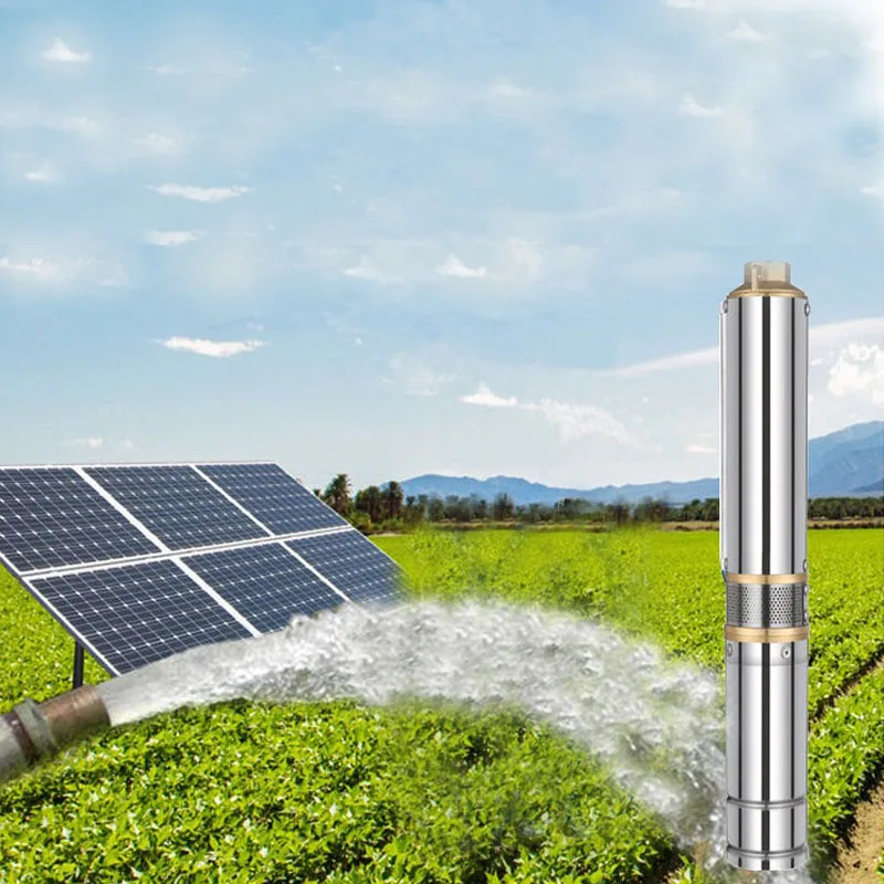 

Solar Well & DC Pump Applications 1HP to 10HP Stainless Steel Solar Water Pump with 24v 48V 60v 90v Voltage for