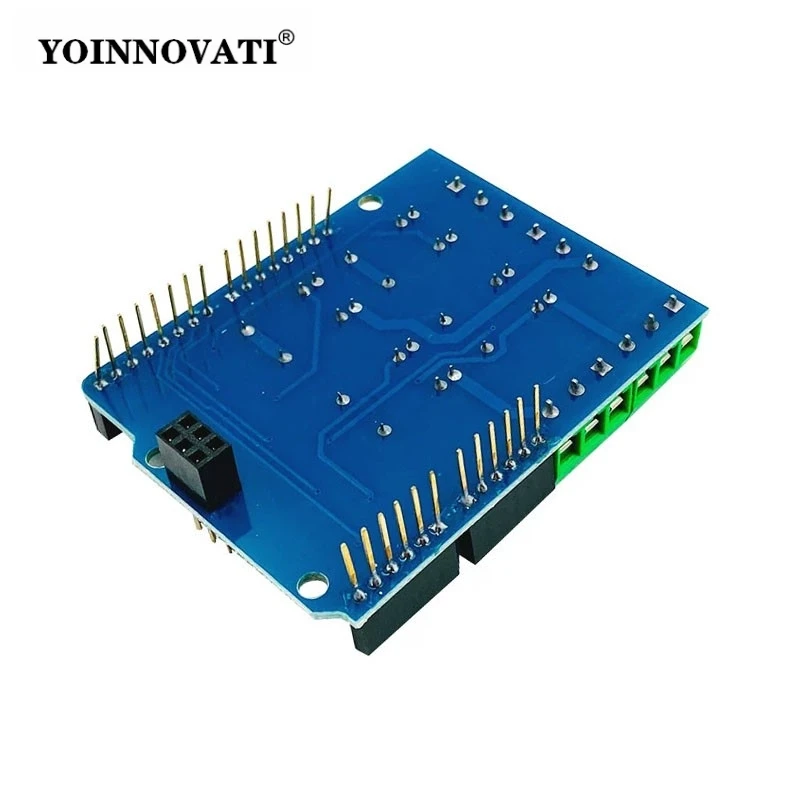 4 Channel 5v Relay Shield Module, Four Channel Relay Control Board Relay Expansion Board For Arduino UNO R3 Mega 2560