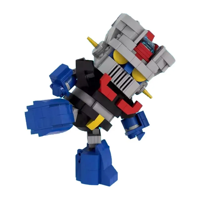 Robot Demos Series Brickheadz Models Building Blocks SD Mecha Toys DIY Assemble Bricks Small Particles Ornaments Kids Gifts