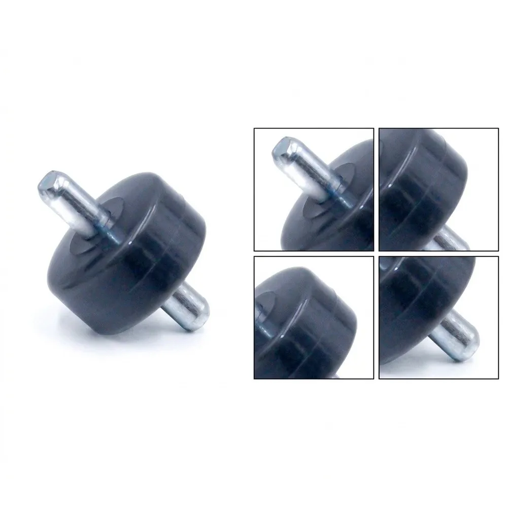 6-Pack Small Front Wheels Replacement For Shark NV350 NV500 For Navigator For Rotator Vacuum Cleaners Gray Plastic Parts