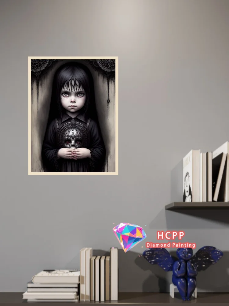 New Dark Gothic Automaton Doll Diamond Painting Kit Square Round Diamond 5D DIY Mosaic Handmade Art Exquisite Gift Home Decor