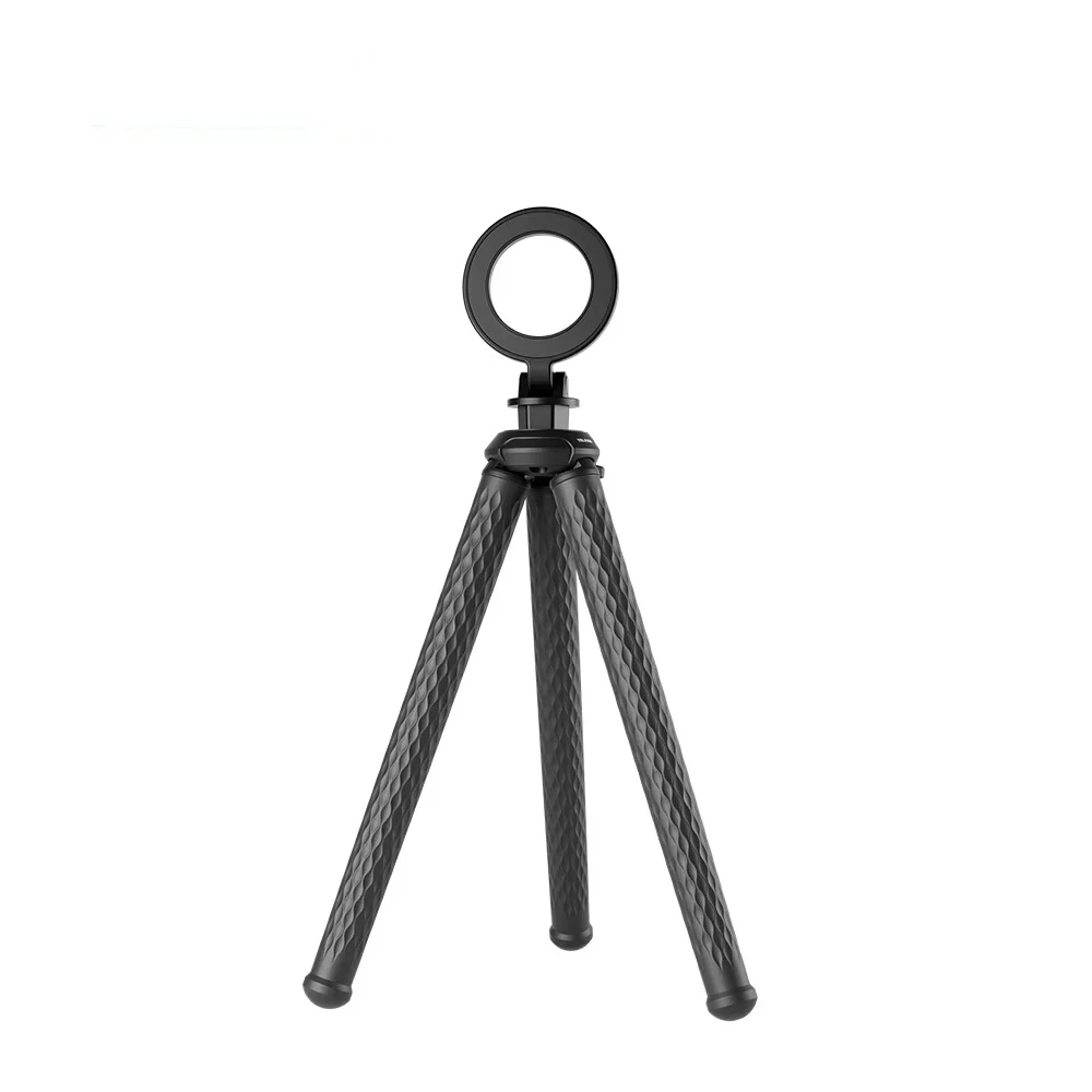 Telesin Deformowalny Uchwyt na Telefon w Kształcie Ośmiornicy do Nagrywania Vlogów z Telefonu Komórkowego, Szybkozłączka Magnetyczna do Statywu