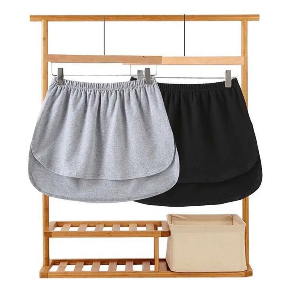 

Extenders A-line Skirts Half-Length Shirt Hem Mini Skirt Layering Fake Top Women Slips False Layers