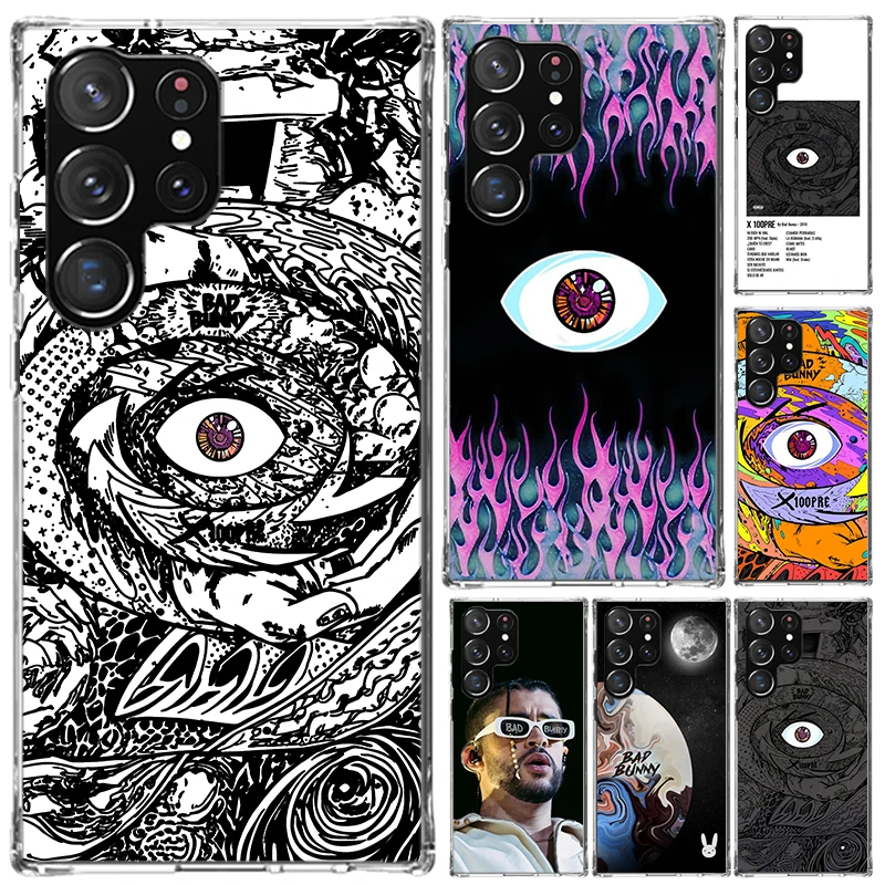 Bad Bunny X100pre Phone Case for Samsung Galaxy S26 S24 S23 Ultra S25 Edge S22 S21 Plus S20 FE + Soft Print Shell Funda Galaxy S