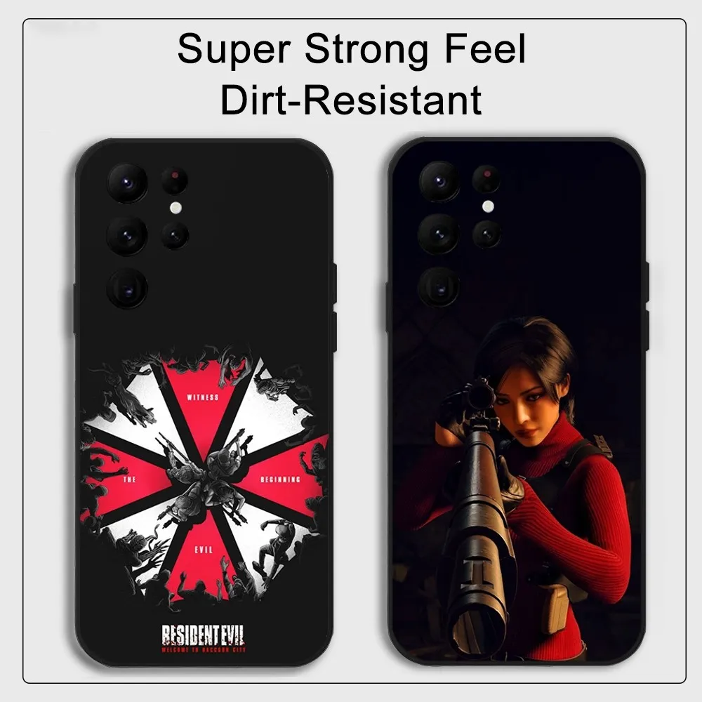 Hot Resident Evil 2 Game Cool Phone Case  Samsung S series s20 s21 s22 s23 s24 FE Plus Ultra TPU Soft to Skin-friendly case