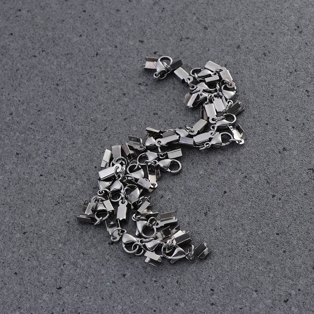 30Pcs Stainless Steel Lobster Clasps Heavy Duty Trigger Clips for DIY Lanyards Bag Charm Holders Id Badge USB Drive Accessories