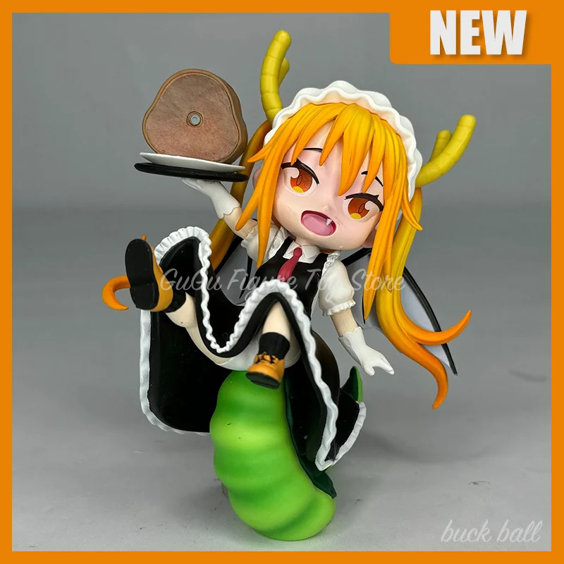 15cm Miss Kobayashi'S Dragon Maid Figure Tohru Anime Figure Q Version Tohru Pvc Desktop Ornaments Doll Collection Kids Toys Gift