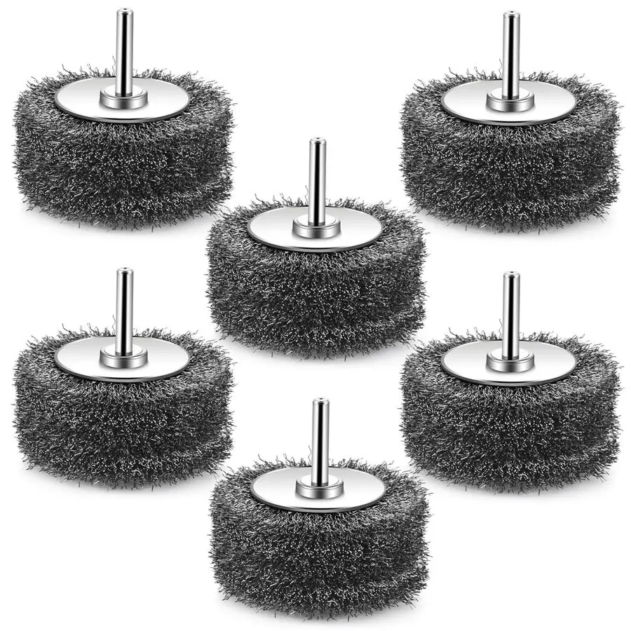 

PCS Wire Brush for Drill, 3 Inch Die Grinder Wire Wheel, Heavy Duty Wire Wheel Removal Paint Rust amp Corrosion, 1 4in Shank, 20