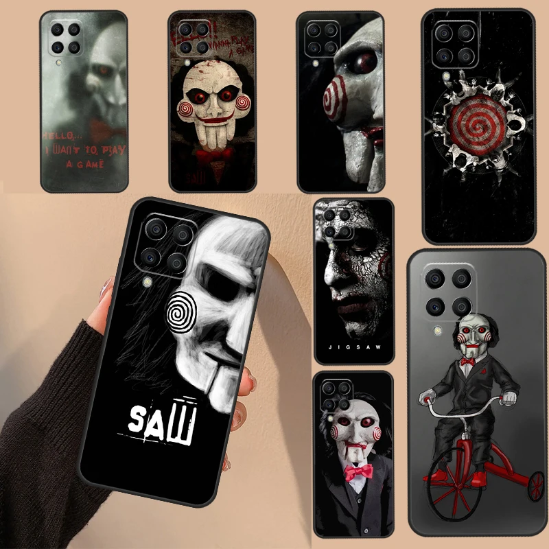 Jigsaw Saw Horror Case For Samsung Galaxy M51 M31 M11 M13 M23 M33 M53 M12 M32 M52 M20 M54 M34 M14 M31s Coque