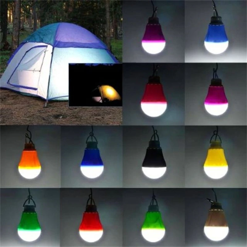 LED Book Light Reading Lamp USB LED Bulb 5W Portable Camping Lamp DC 5V LED Lantern Light Outdoor Emergency Lighting With Hook