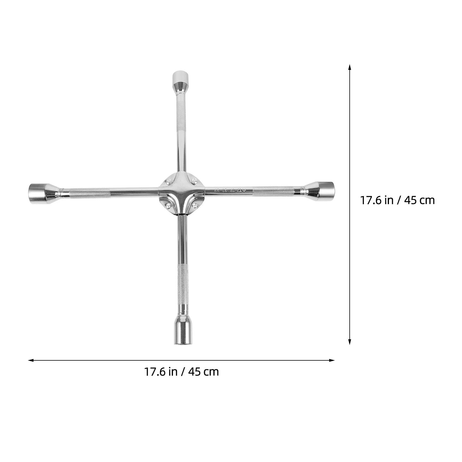 High carbon Steel 17 19 21 23mm Cross Socket Tire Repair Tool Wrench for Changing Tires Lug Nut Multifunctional Axle Tools