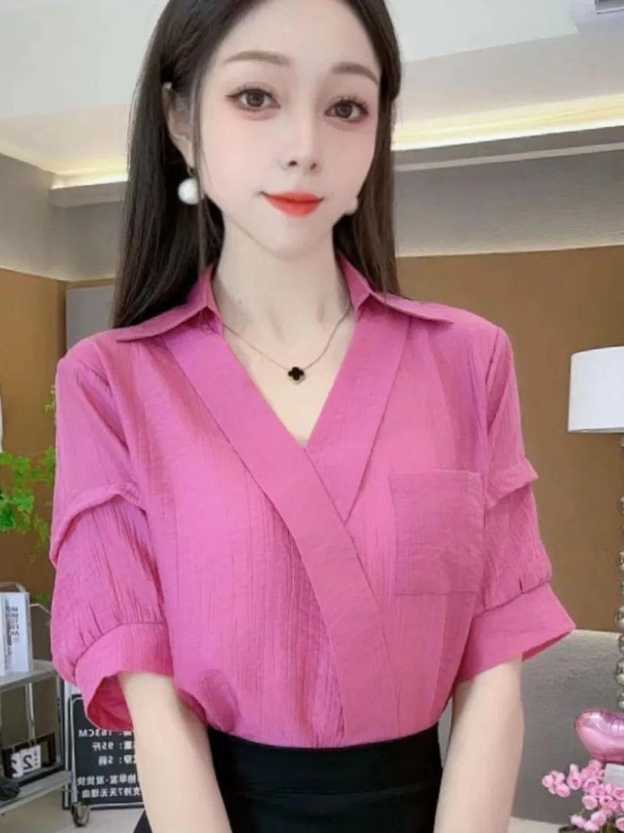 camisa-feminina-coreana-sensacao-de-design-verao-2026-nova-luxuosa-elegante-antienvelhecimento-personalidade-estilo-empresari