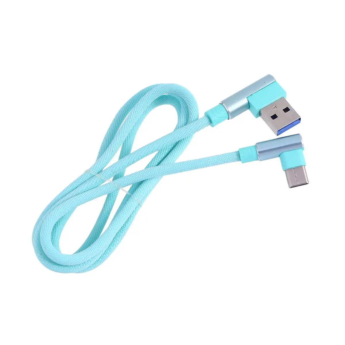 

Прямоугольный кабель 1 м в оплетке USB 2,4 А до 90 градусов USB-C Кабель для передачи данных для P20/P20 10 S9/Note 8 V2
