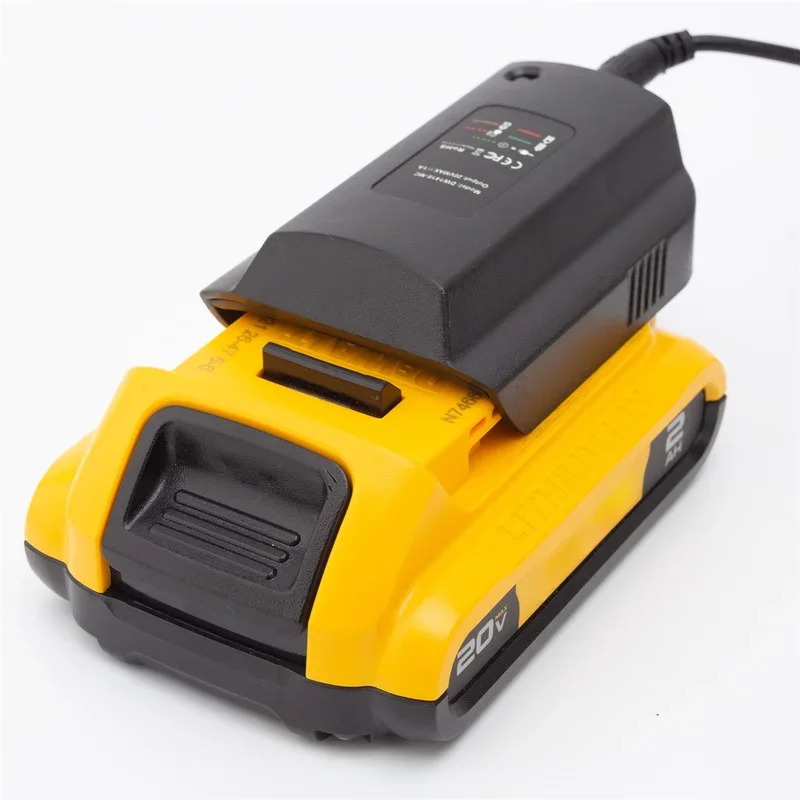 Imagem -03 - Carregador Rápido para Dewalt 18v Li-ion Split Charger Lightpeso Uso Portátil Broca Chave de Fenda Ferramenta Acessório Bateria sem Bateria