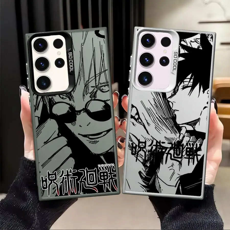 Case for Samsung Galaxy S22 S20 Plus S23 S25 S23 S24 FE Note 20 Ultra S21 Back Phone Cover J-ujutsus K-aisens