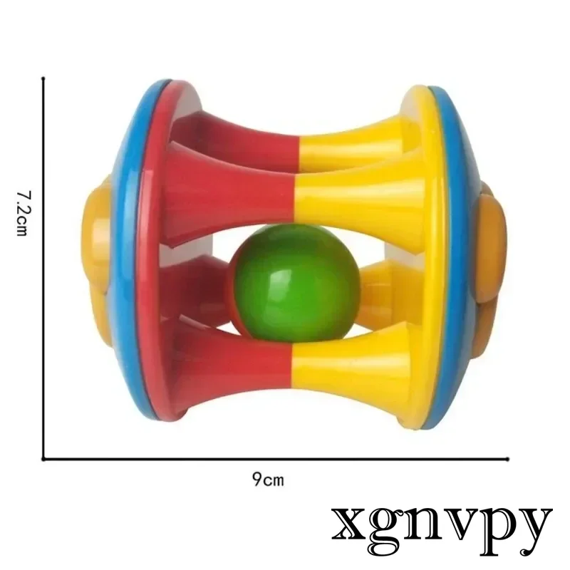 Xgnvpy-brinquedos do bebê para crianças, sinos de urso de cabeça dupla, chocalho móvel, infantil desenvolver inteligência