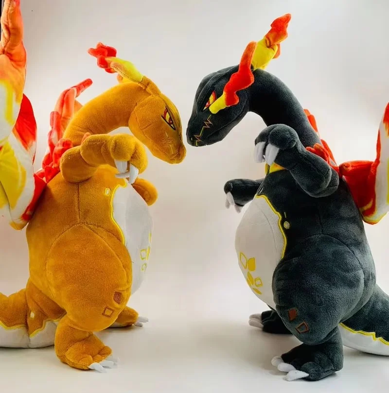

38cm Pokemon Charizard G-Max Wildfire Anime Cartoon Plush Toys Soft Pillow Cushion Room Decoration Doll Fans Collectible Gift