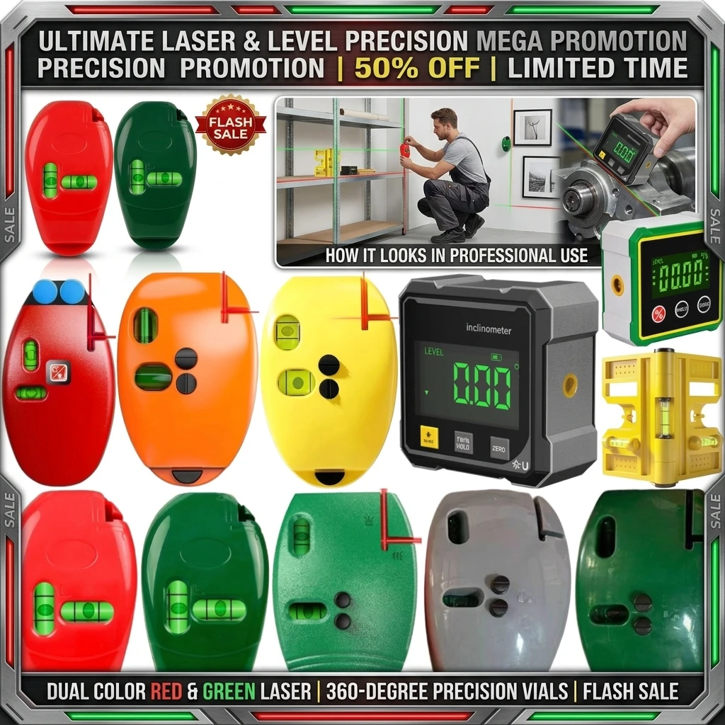 90 Degree Laser Level Electronic Infrared Line Level High Precision Long Distance Wall Level Tool Battery Powered Portable