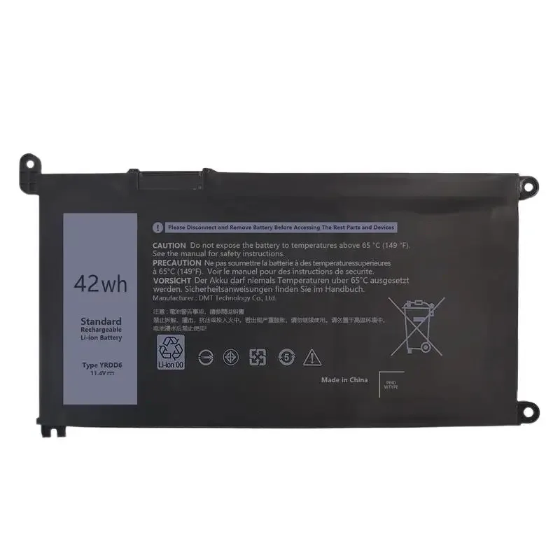 Zh 42Wh YRDD6 Battery For Dell Inspiron 3493 3582 3583 3584 3593 3793 Latitude 3310