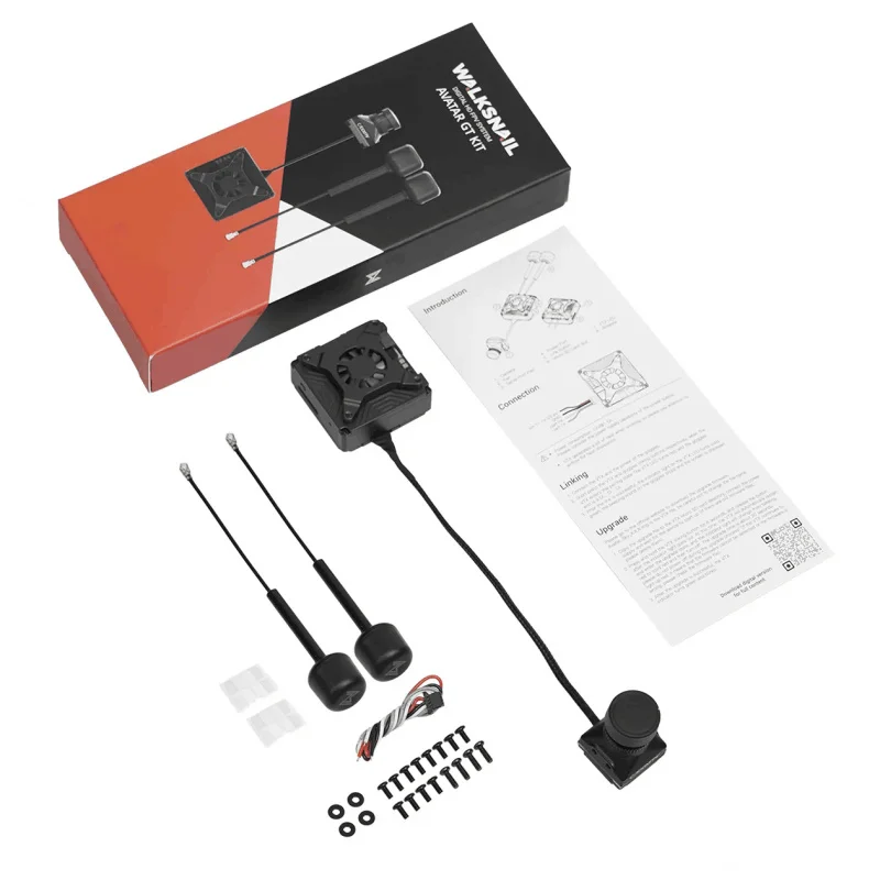 Walksnail Avatar GT KIT 1080P Max 2W VTX Antenas duales Marco alto Starlight Moonlight Cámara DVR RC FPV